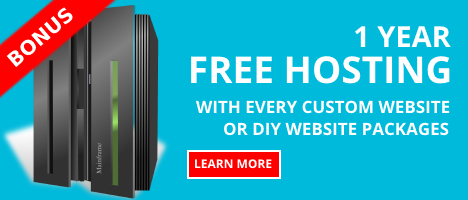 1 Year Free Hosting Offer banner